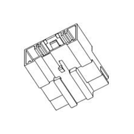 Molex Combination Line Connector, 10 Contact(S), 2 Row(S), Male, 0.1 Inch Pitch, Crimp Terminal, Locking,  309681100